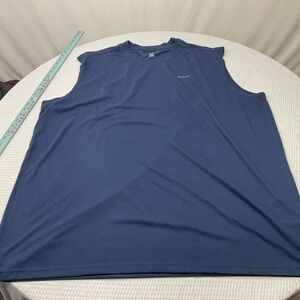 Reebok Men's Navy Tank Top